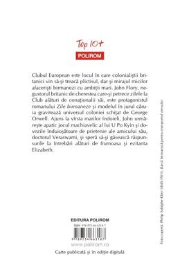 Copertă produs Zile birmaneze (Top 10+)