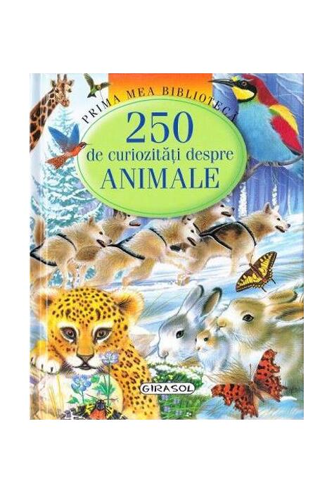 Copertă produs 250 de curiozități despre animale