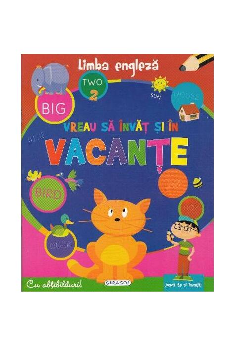 Copertă produs Limba engleză-Vreau să &icirc;nvăt și &icirc;n vacanțe