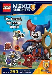 Copertă produs Lego Nexo Knights. Pe locuri, fiți gata, lipiți!