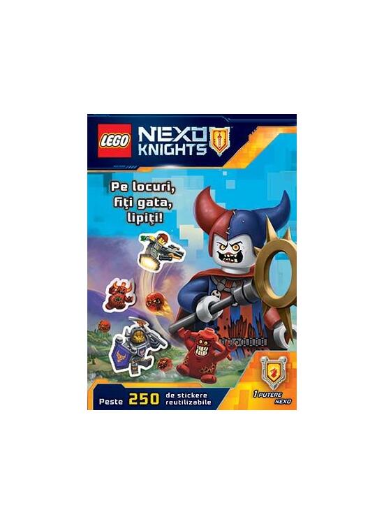 Copertă produs Lego Nexo Knights. Pe locuri, fiți gata, lipiți! - gallery big 1