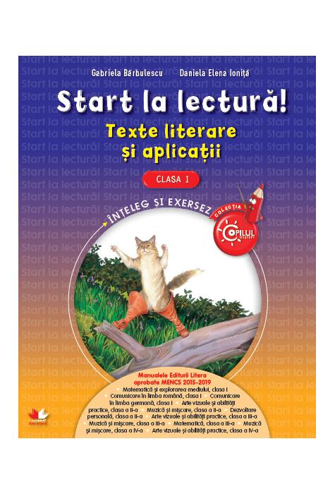Copertă produs Start la lectură! Texte literare și aplicații pentru clasa I