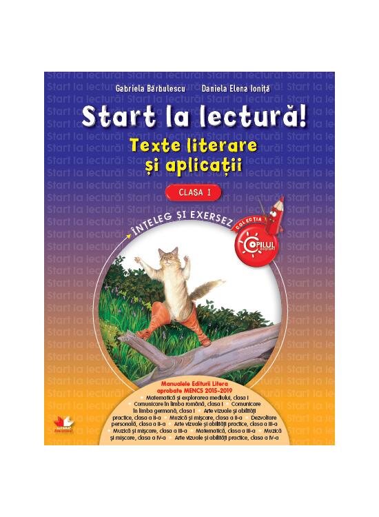 Copertă produs Start la lectură! Texte literare și aplicații pentru clasa I - gallery big 1