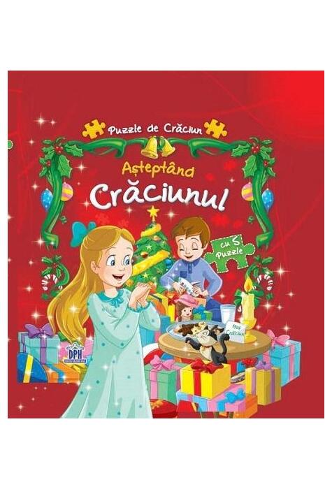 Copertă produs Aștept&acirc;nd Crăciunul. Puzzle de Crăciun