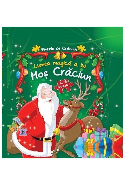 Copertă produs Lumea magică a lui Moș Crăciun. Puzzle de Crăciun