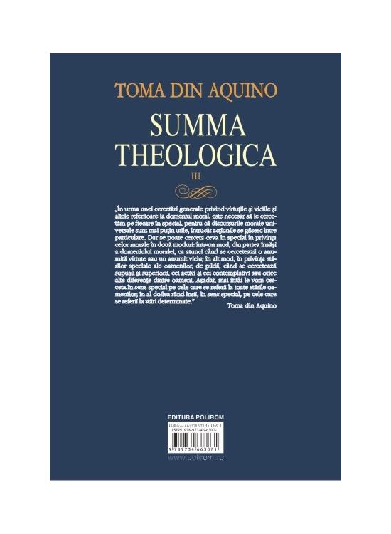 Copertă produs Summa theologica. Volumul III - gallery big 2