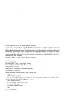 Copertă produs Summa theologica. Volumul III