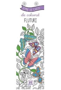 Copertă produs Semne de carte de colorat. Fluturi