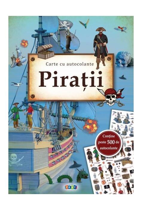 Copertă produs Pirații. Carte cu autocolante