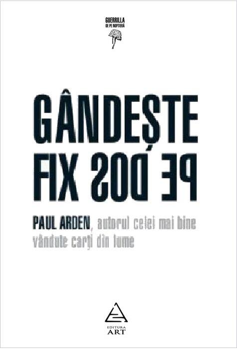 Copertă produs G&acirc;ndeşte fix pe dos!