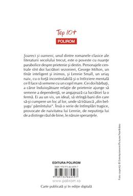 Copertă produs Şoareci şi oameni