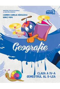 Copertă produs Geografie. Manual Clasa a IV-a Semestrul al II-lea (+CD)