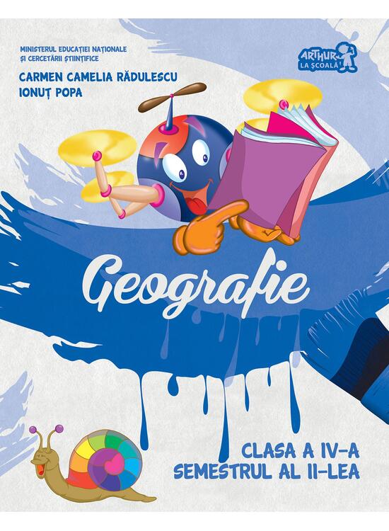 Copertă produs Geografie. Manual Clasa a IV-a Semestrul al II-lea (+CD) - gallery big 1
