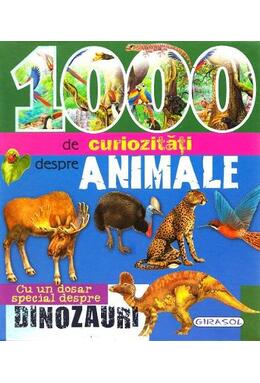 Copertă produs 1000 de curiozități despre animale