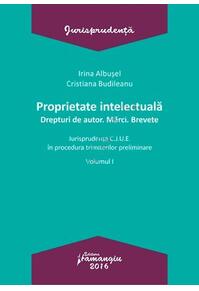 Copertă produs Proprietate intelectuală. Drepturi de autor. Mărci. Brevete-Volumul I