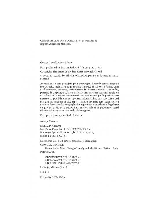 Copertă produs Ferma Animalelor - gallery big 3