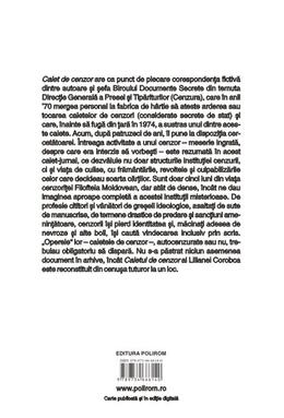 Copertă produs Caiet de cenzor