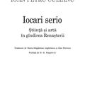 Copertă produs Iocari serio. Stiinţa şi arta &icirc;n g&icirc;ndirea Renaşterii - gallery small 