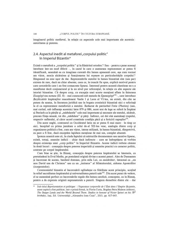 Copertă produs &bdquo;Corpul politic&rdquo; &icirc;n cultura europeană. Din Evul Mediu p&icirc;nă &icirc;n epoca modernă - gallery big 11