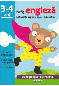 Copertă produs Activități ingenioase și educative. &Icirc;nvăț engleză 3-4 ani