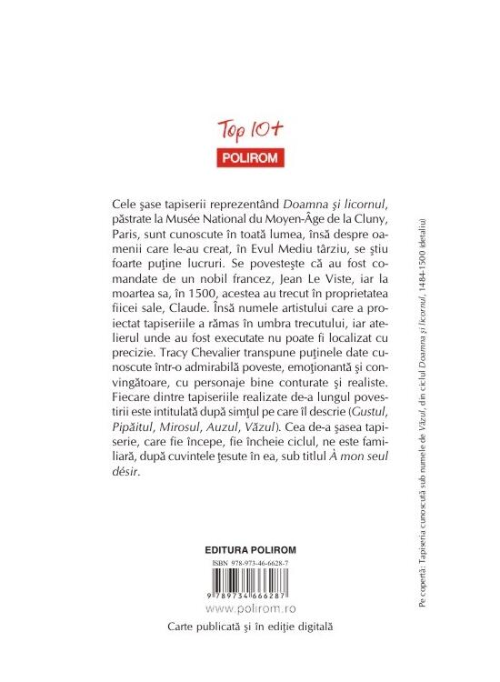 Copertă produs Doamna şi licornul (Top 10+) - gallery big 2