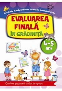 Copertă produs Evaluarea finală &icirc;n grădiniță 4-5 ani