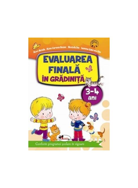 Copertă produs Evaluarea finală &icirc;n grădiniță 3-4 ani - gallery big 1