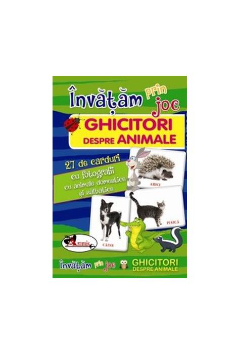 Copertă produs &Icirc;nvăţăm prin joc Ghicitori despre animale