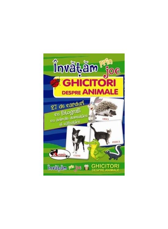 Copertă produs &Icirc;nvăţăm prin joc Ghicitori despre animale - gallery big 1