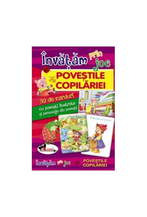 Copertă produs &Icirc;nvățăm prin joc Poveștile copilăriei. Cărți de joc educative (+6 ani)