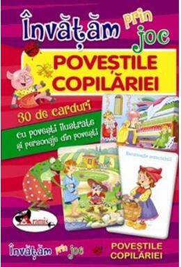 Copertă produs &Icirc;nvățăm prin joc Poveștile copilăriei. Cărți de joc educative (+6 ani)