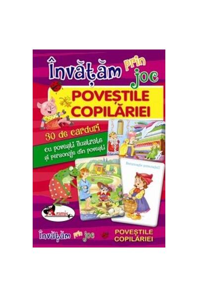 &Icirc;nvățăm prin joc Poveștile copilăriei. Cărți de joc educative (+6 ani)