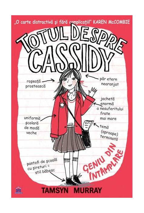Copertă produs Totul despre Cassidy. Geniu din intamplare