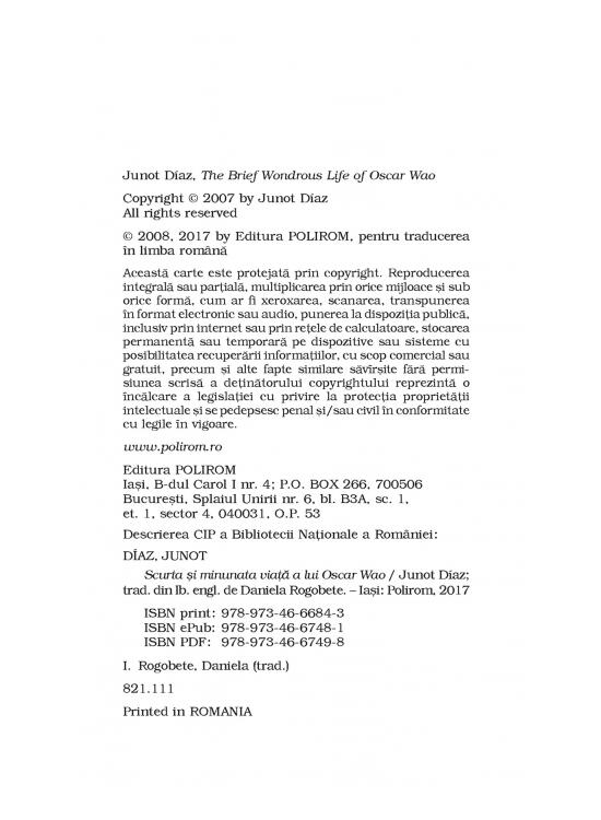 Copertă produs Scurta şi minunata viaţă a lui Oscar Wao (Top10+) - gallery big 4