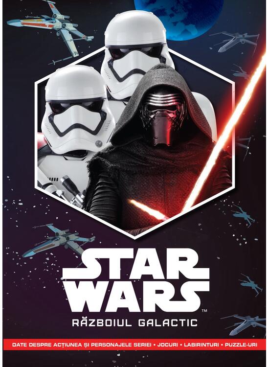 Copertă produs Set Small Magnetic Scribbler + Carte Star Wars. Războiul galactic - gallery big 2
