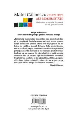 Copertă produs Cinci feţe ale modernităţii
