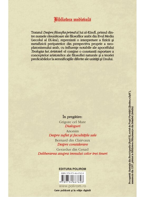 Copertă produs Despre filosofia primă - gallery big 2