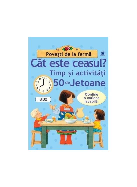 Copertă produs C&acirc;t este ceasul? Timp și activități. 50 de jetoane - gallery big 1