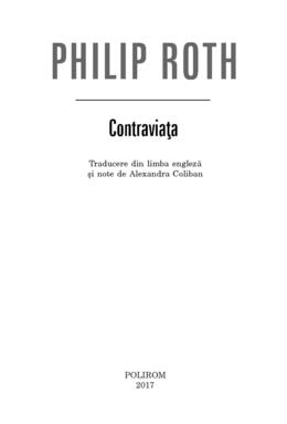 Copertă produs Contraviaţa