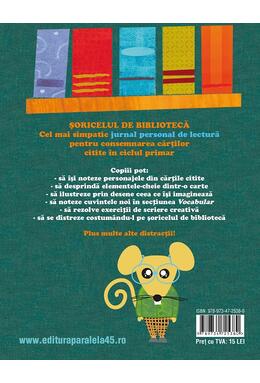 Copertă produs Șoricelul de bibliotecă. Jurnal de lectură pentru copii