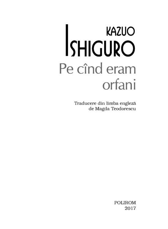 Copertă produs Pe c&icirc;nd eram orfani (Top 10+) - gallery big 5