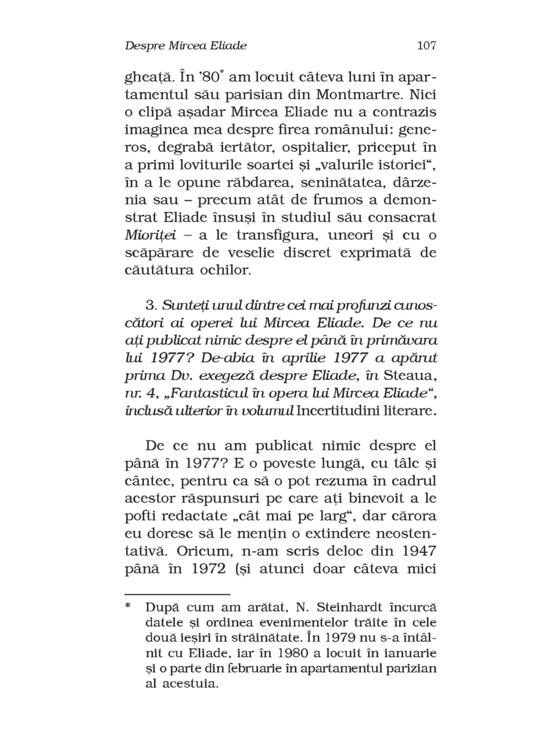 Copertă produs N. Steinhardt despre Eliade, Cioran, Ionescu şi Noica - gallery big 6