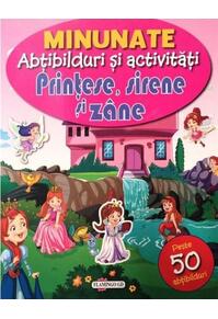 Copertă produs Minunate abțibilduri și activități: Prințese, sirene și z&acirc;ne