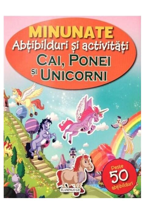 Copertă produs Minunate abțibilduri și activități: Cai, ponei și unicorni
