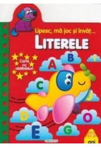 Copertă produs Lipesc, mă joc și &icirc;nvăț. Literele