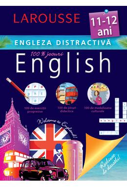 Copertă produs Larousse. Engleza distractivă 11-12 ani