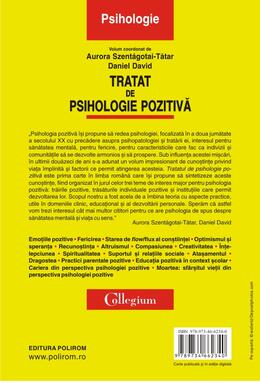 Copertă produs Tratat de psihologie pozitivă