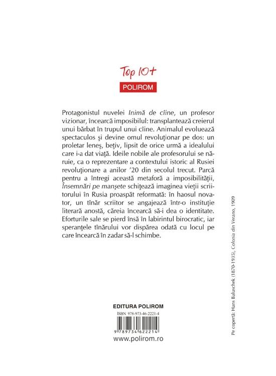 Copertă produs Inimă de câine •  Însemnări pe manșete - gallery big 2