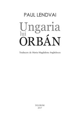 Copertă produs Ungaria lui Orb&aacute;n