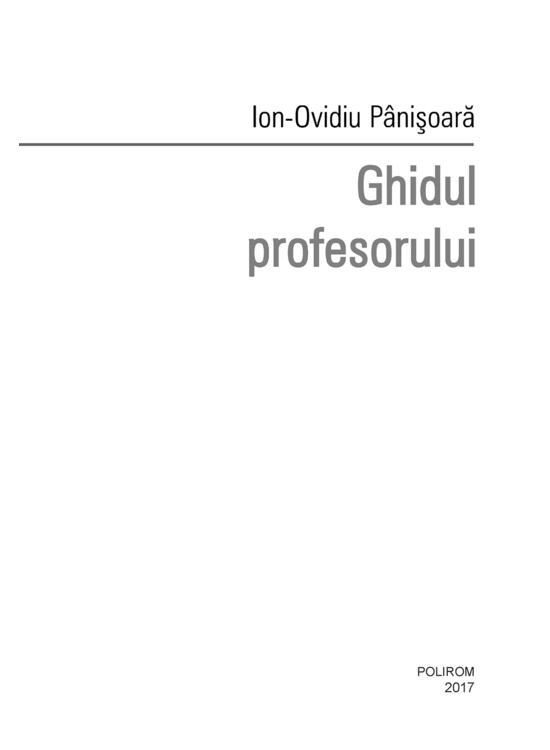 Copertă produs Ghidul profesorului - gallery big 8